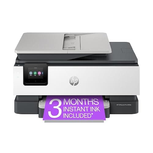 HP OfficeJet Pro 8125e Wireless All-in-One Color Inkjet Printer, Print, scan, Copy, ADF, Duplex Printing Best-for-Home Office, 3 Month Instant Ink Trial Included, AI-Enabled (405T6A) - Image 1