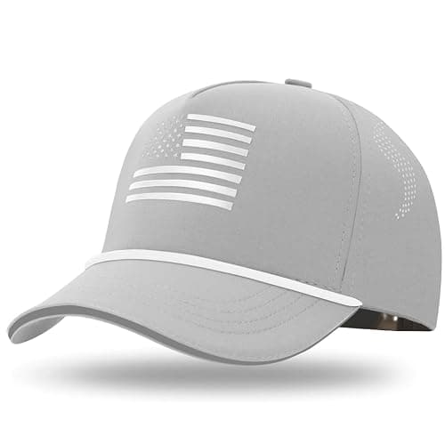 BROMZ Kids Youth American Flag Trucker Hat, Mesh Quick Dry Snapback Hats, USA Baseball Cap for Boys Girls 5-15 Years - Image 1