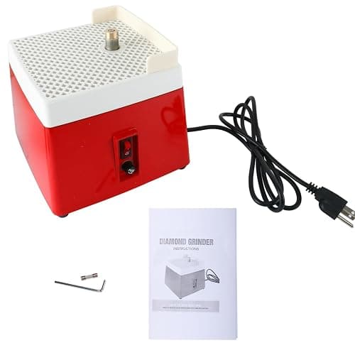 YaeTek Power Stained Grinder,Industrial Mini Portable Stained Grinder Diamond Glass Art Grinding Tool with Diamond Grinder Bit (110V, 0.1A 65W) - Image 1