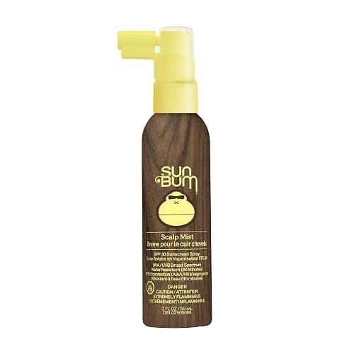 Sun Bum Original SPF 30 Sunscreen Scalp and Hair Mist I Vegan and Reef Friendly (Octinoxate Oxybenzone Free) I Broad Spectrum UVA/UVB Sunscreen Spray with Vitamin E I 2 OZ - Image 1