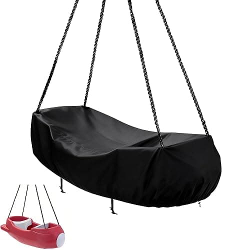 Cover for Step2 Rocket Swing for Two,Heavy-Duty 600D Waterproof Dustproof Baby Outdoor Swing Cover,Designed with Buckle Straps,Fits Outdoor Swing Cover - Image 1