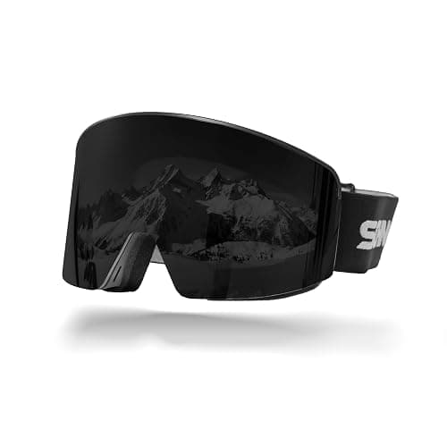 SCHNORR Skibrille mit magnetischer Glaswechselfunktion Full REVO, Anti-Fog, UV400 Skibrille Männer, Ski Brille Frauen, Snowboardbrille, schlechtes Wetter, Schibrille, Skiing Goggles - Image 1