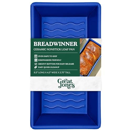 Great Jones Breadwinner (Blueberry) | Nonstick Loaf Pan for Bread, Cakes & More | Aluminized Steel with Easy Release Coating | Oven-Safe to 450°F | Even Heat Distribution | Dishwasher-Friendly - Image 1