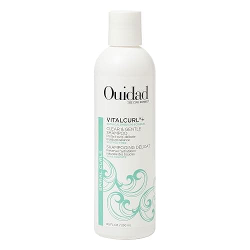 Ouidad VitalCurl+ Clear & Gentle Shampoo for Spiral Curls – Nourishing, Sulfate-Free Cleanser, Balances Curly Hair's pH to Retain Moisture, Elasticity, and Bounce, Silicone & Mineral Oil Free - Image 1