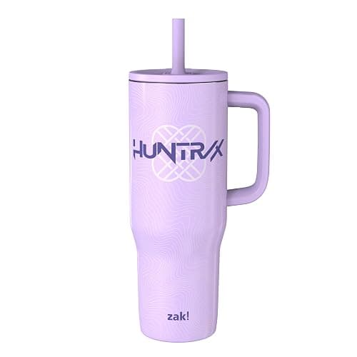 Zak Designs KPop Demon Hunters 30oz Spill-Proof Insulated Travel Tumbler | BPA Free, Silicone Straw, Handle, Cupholder Friendly, Dishwasher Safe, For Office, Home, Travel, Work, Gym, Fitness - Image 1