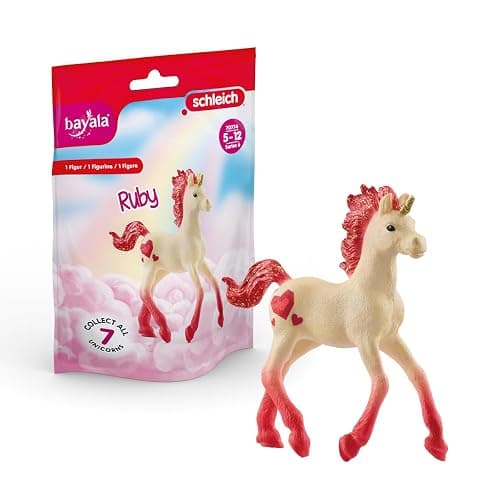 Schleich bayala, Limited Edition Collectible Unicorn Toys for Girls and Boys, Gemstone Unicorn Figurines, Ruby - Image 1