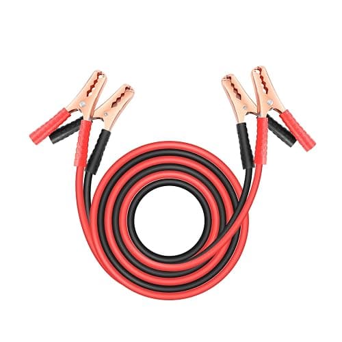 NOONE Jumper Cables for Car Battery, Heavy Duty Automotive Booster Cables for Jump Starting Dead or Weak Batteries (10-Feet (10-Gauge) - Image 1