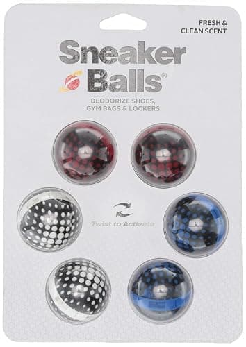 Sneaker Balls Odor-Fighting Shoe Fresheners, Eliminates Unpleasant Smells, Perfect For Sneakers, Gym Bags, Gear Bags, Drawers, Lockers, And More!, Matrix, 6 Pack - Image 1