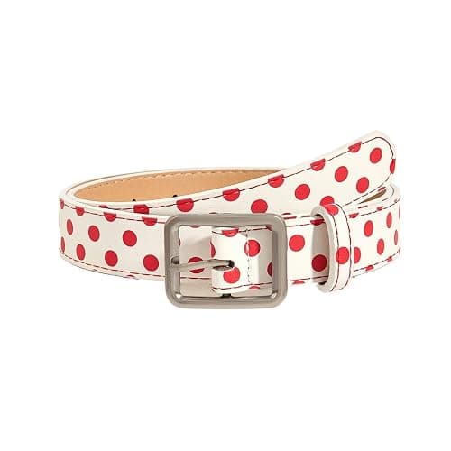 HOHOPEACH Y2k Cute Belts Polka Dot Belt Women 90s Vintage Grunge Emo Accessories Kawaii Streetwear 2000s - Image 1