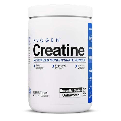 Evogen Creatine Monohydrate Powder - Micronized Creatine for Women & Men | Pure Creatine Powder Supplement for Strength, Power & Recovery | Unflavored | 60 Servings - Image 1