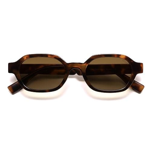 SOJOS Retro Polarized Hexagon Sunglasses for Women Men, UV400 Trendy Rectangle 70s 80s 90s Shades SJ2389 - Image 1