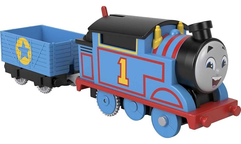 Thomas & Friends Motorized Toy Train Thomas Battery-Powered Engine with Cargo for Pretend Play Preschool Kids Ages 3+ Years - Image 1