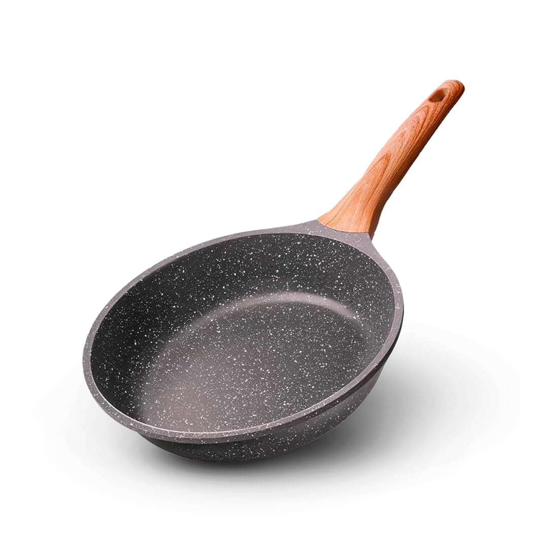 Frigideira Antiaderente de Cerâmica – Premium Ceramic Pan, Cabo de Madeira Ergonômico, Alta Durabilidade, Para Fogão a Gás, Elétrico e Indução - Linha Kydoublen - Image 1