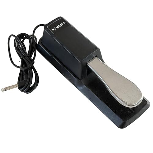 Sustain Pedal Univerdal for Keyboard with Polarity Switch for All Digital Pianos, Electronic Keyboards Midi Electronic keyboards Style Piano Foot Pedal (Original Version) - Image 1