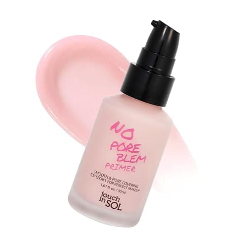 TOUCH IN SOL No Poreblem Primer – Pore Primer for Korean Makeup, Mattifying Primer for Oily Skin, Pore Eraser for Large Pores, Blurring Finish from K Beauty (1.01 fl.oz/30ml) - Image 1