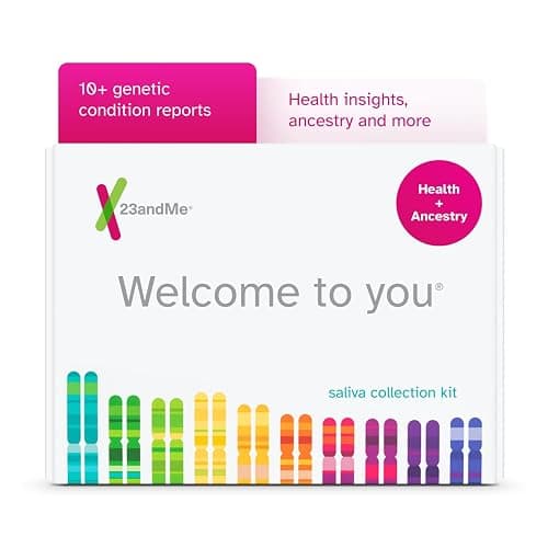 23andMe Health + Ancestry Service: DNA Test Kit, FDA-Authorized Reports, Genetic Test, Health Predispositions, Carrier Status, Wellness, Family Tree (Before You Buy See Important Test Info Below) - Image 1