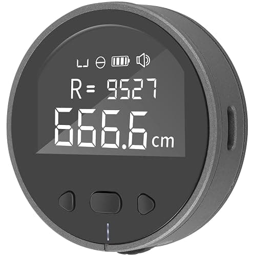 Digital Display Roller Ruler, Long Distance Electronic Rolling Ruler LCD Display, Digital Tape Measure, Semiconductor Microprocessor Electronic Rolling Ruler for Circular Flat Curved Diameter - Image 1