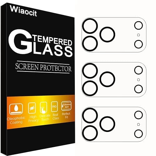 Wiaocit 3 Pack Tempered Glass Camera Lens Protector for iPhone 17 Pro Max, 9H Hardness, Anti-Scratch, Case Friendly - Image 1