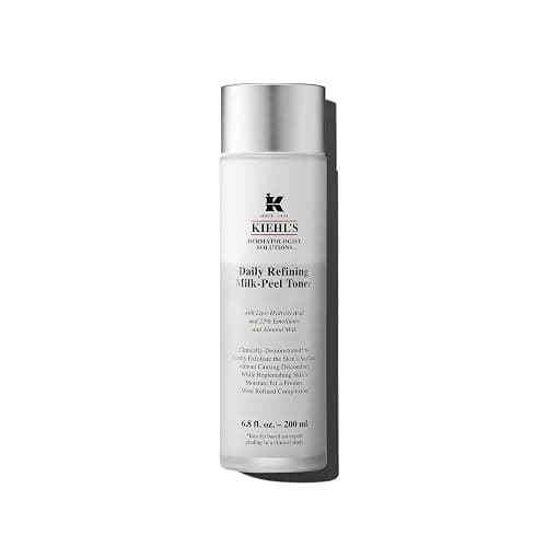 Kiehl's Daily Refining Milk-Peel Toner, Gentle Exfoliating Facial Toner, Refines Skin Texture, Brightens & Softens Skin, Restores Moisture, with Lipo-Hydroxy Acid & Almond Milk - 6.8 fl oz - Image 1