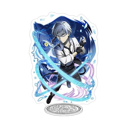 Dazai Osamu Anime Acrylic Stand Figure 15CM Nakajima Atsushi Nakahara Chuuya Acrylic Stand Model Desktop Decoration Display Collections Gift - Image 1