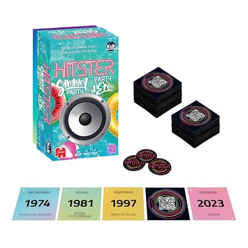HITSTER - Summer Party - The Ultimate Music Trivia Party Game for Adults and Families - All-Time Playlist with The Greatest Hits - 2 to 10 Players Ages 16+ - Image 1