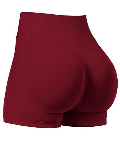 VOYJOY Women Workout Impact Shorts 2.5"/ 3.6"/ 4.5"/ 6" Scrunch Butt Lifting Gym Seamless Booty Biker Shorts - Image 1