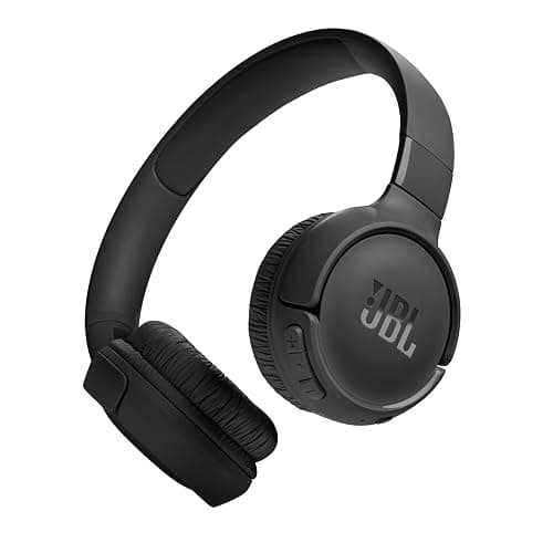 JBL Tune 520BT - Wireless On-Ear Headphones, Up to 57H Battery Life and Speed Charge, Lightweight, Comfortable and Foldable Design, Hands-Free Calls with Voice Aware (Black) - Image 1