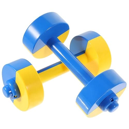 Toddmomy Kids Dumbbell Toy 1 Pair Kids Weight Lifting Set Plastic Dumbbell Toy Gym Sports Workout Equipment for Kids - Image 1