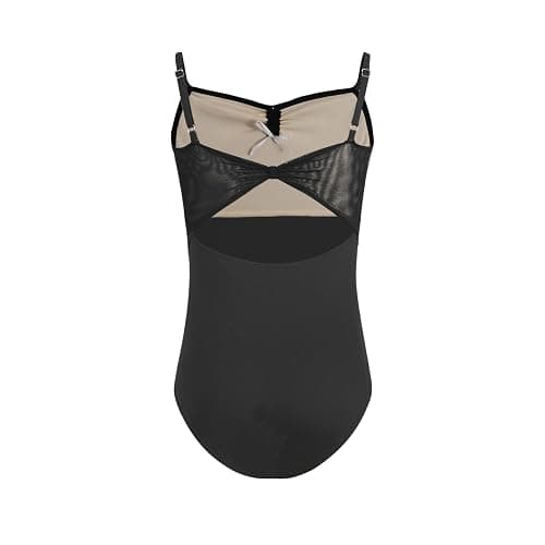 HIPPOSEUS Adorable and Comfortable Girls Ballet Leotards - Suitable for Dance and Gymnastics - 12-14Years(Height 60-64inches) - Black - Image 1