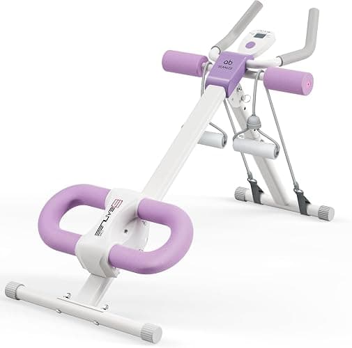 Abdominal Machine Ab Workout Equipment Adjustable for Home Gym Ab Machine Exercise Equipment bwith LCD Monitor - Image 1