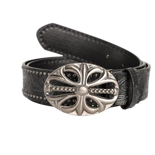 TYHOTULY Y2k Belt for Women Men Punk Alt Emo Gothic Grunge Clothes Accessories Vintage Western Cowboy Cowgirl Studded Belt - Image 1