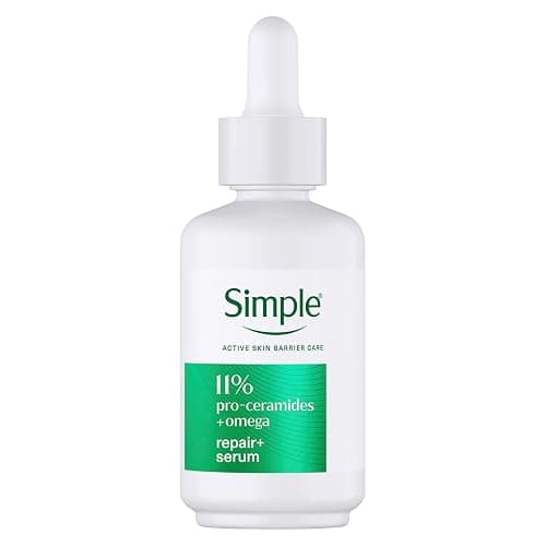 Simple Repair+ 11% Pro-Ceramides + Omega Serum skin care suitable for all skin types for restored and nourished skin 30 ml - Image 1