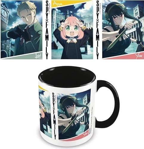 Pyramid International Spy X Family Coloured Design 11oz Ceramic Coffee Mug, Cups and Coffee Mugs for Men, Women and Kids - Official Merchandise - Image 1