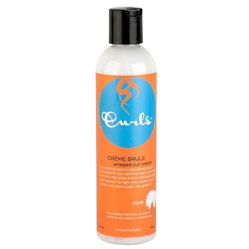 Curls Crème Brule Whipped Sculpting Cream - Dry, Wavy, Curly, and Textured Hair - Fights Frizz and Defines Refresh and Rehydrate, 8oz - Image 1