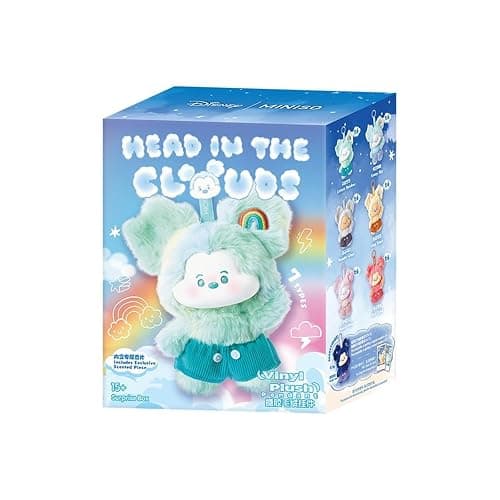 MINISO Disney Mickey Cloud Fantasy Series Vinyl Plush Blind Box - Toys for Bag Decoration, Holiday Birthday Surprises Gifts Collectibles for Friends and Family, Single Box - Image 1