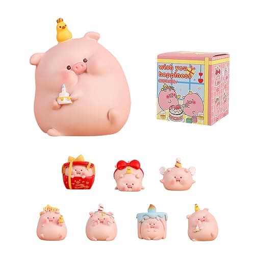 Popobox Wish You Joy Series Blind Box Figures, Random Design Action Figures Collectible Toys for Birthday Gift, Home Decorations, Single Box - Image 1