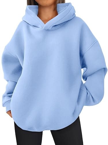 EFAN Womens Oversized Hoodies Fleece Hooded Sweatshirts Fall Fashion Outfits 2025 Cute Clothes with Pockets - Image 1