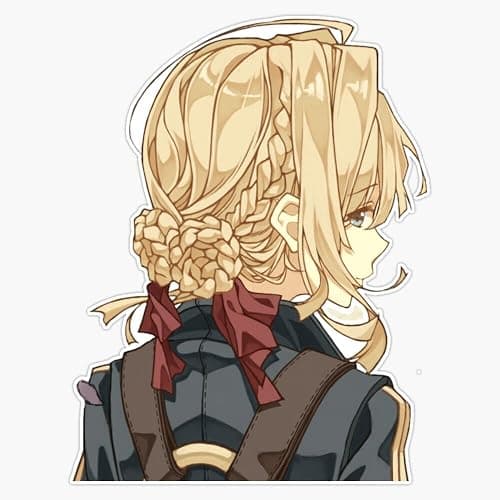 Violet Evergarden Beautiful Anime Design Sticker Vinyl Waterproof Sticker Decal Car Laptop Wall Window Bumper Sticker 5" - Image 1