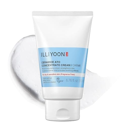 Illiyoon Ceramide Ato Concentrate Cream | Moisturizer for Dry & Sensitive Skin, 100hr Lasting Hydration, For Face & Body, Gentle for Infants, Moisture Barrier Repair, Vegan Certified, 6.76 fl.oz. - Image 1