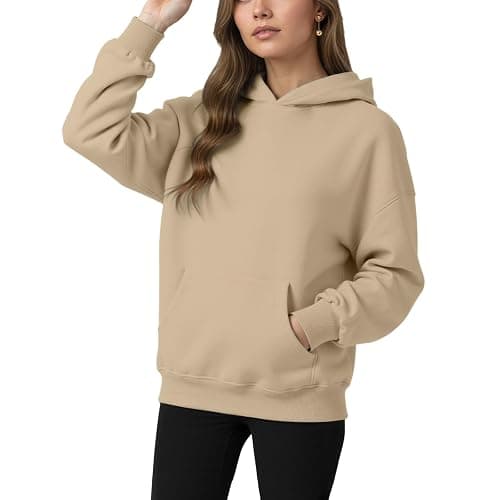 YARBCEN Womens Hooded Hoodies Sweatshirts - Long Sleeve Crewneck Sweaters With Pocket 2026 Fashion Spring Oversized Clothes - Image 1