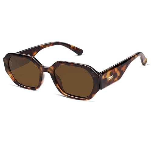 SOJOS Polarized Sunglasses For Women Retro Rectangle Womens Sun Glasses Trendy Narrow Square 90s Shades SJ2232 - Image 1