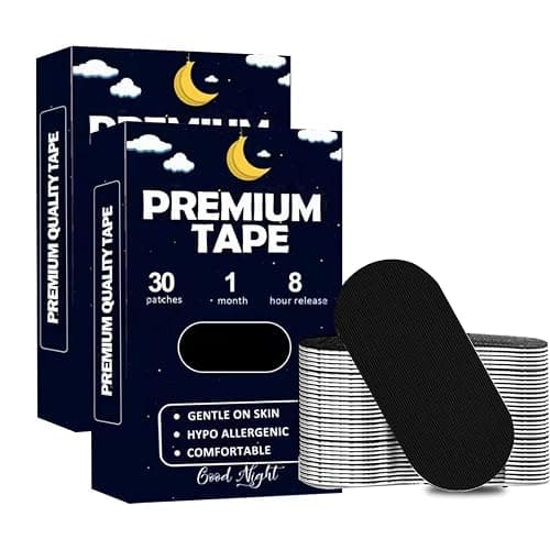 KD KAIREDDIS 60 PCS Mouth Tape for Sleeping Painless Removal, Skin-Friendly & Residue-Free, Discreet Hold, – Versatile Adhesive - Bowling Finger Tape - Thumb Tape Protector for Bowling - Image 1