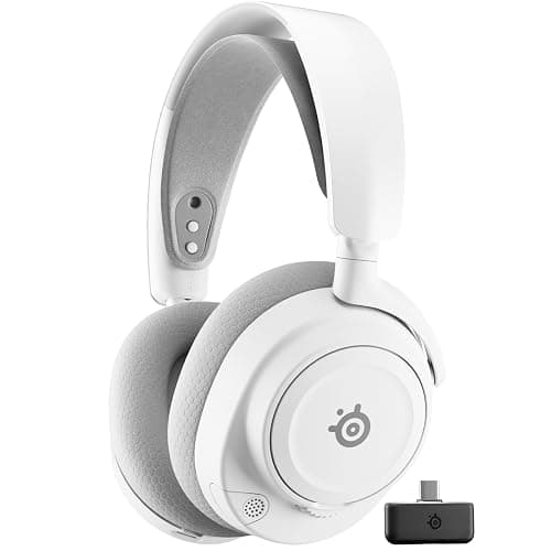 SteelSeries Arctis Nova 7 Wireless Gen 2 Gaming Headset - Real-Time App Control, 50+ HR Play, Neodymium Drivers, Mix 2.4GHz/Bluetooth, PC, PS5, PS4, Switch 1/2, Mobile - White - Image 1