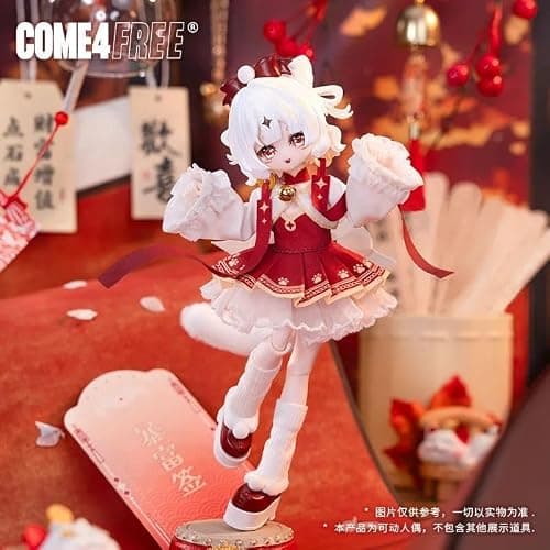 LEBOO BJD Blind Box, Minty's Fortune Wish Scroll Series 8.9'' Ball Jointed Doll Cute Dress up Doll with Joints, Collectible Action Figure Gift Ages 15 and Up - Image 1