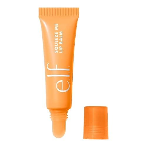e.l.f. Squeeze Me Lip Balm, Moisturizing Lip Balm For A Sheer Tint Of Color, Infused With Hyaluronic Acid, Vegan & Cruelty-free, Peach - Image 1