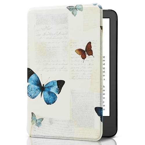 CoBak Case for All New 6 Inch E-Reader 2024 and 2022 (11 Generation) - PU Leather Smart Cover, Auto Sleep and Wake, not Compatible with Kobo Clara.Butterfly - Image 1