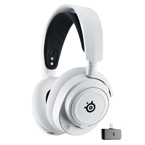 SteelSeries Arctis Nova 7X Wireless Multi-System Gaming & Mobile Headset - Nova Acoustic System - 2.4GHz + Bluetooth - USB-C - Xbox Series X|S, PC, PS5, Switch - White (Renewed) - Image 1