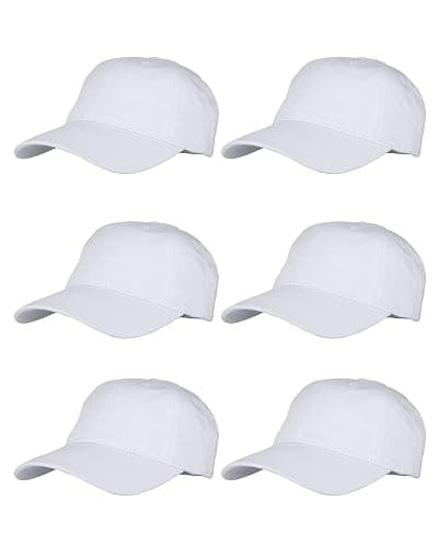 Gelante Cotton Twill Washed Unstructure Baseball Cap - Adjustable Blank Hat for Men Women - Wholesale Bulk Lot of 6 Pack - Image 1