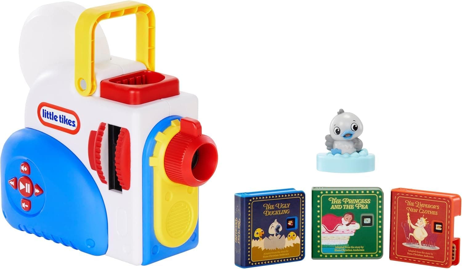 Little Tikes Story Dream Machine Starter Pack with 3 Classic Fairytale Stories - Light, Sound, and Audio Projector for Kids - Includes 3 Stories and 1 Character - for Kids Ages 3+ Years - Image 1