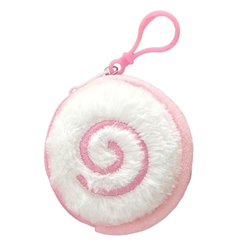 GGOOB Coin Purse Keychain Accessories Cutecore Fluffy Bag Charms Teen Girls Handbag Backpack Purse Charm Kawaii Things - Image 1